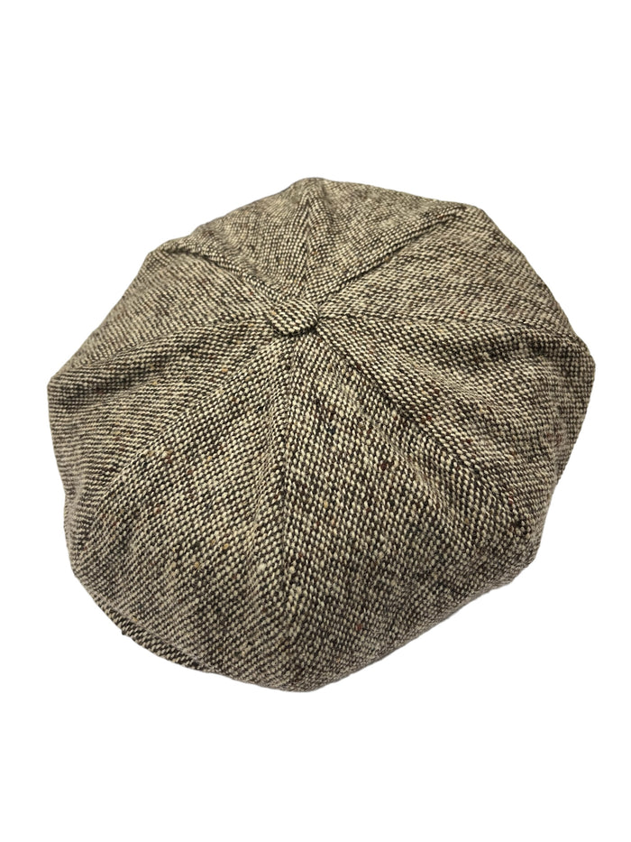 Brown Salt and Pepper Handwoven Tweed / Small