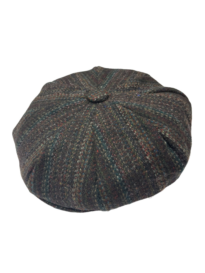 Charcoal Stripe Handwoven Tweed / Medium