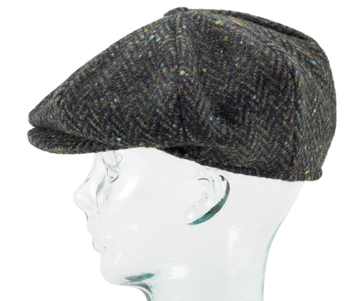 Handwoven Tweed - Eight Piece Cap