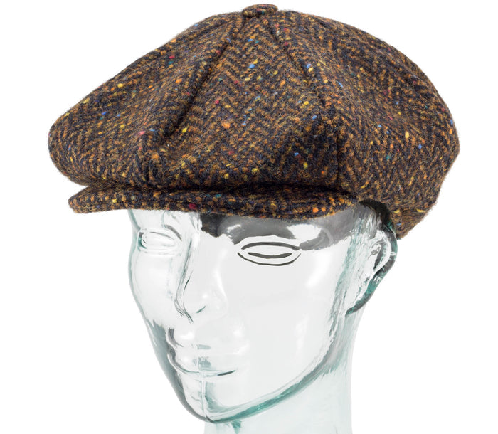 Handwoven Tweed - Eight Piece Cap