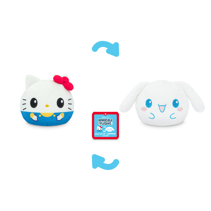 Hello Kitty & Cinnamoroll 4" Reversible Plushie