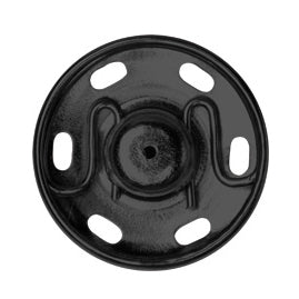 Hemline Snap Fasteners: Sew-on: Black: 18mm: Pack of 2 - Snaps