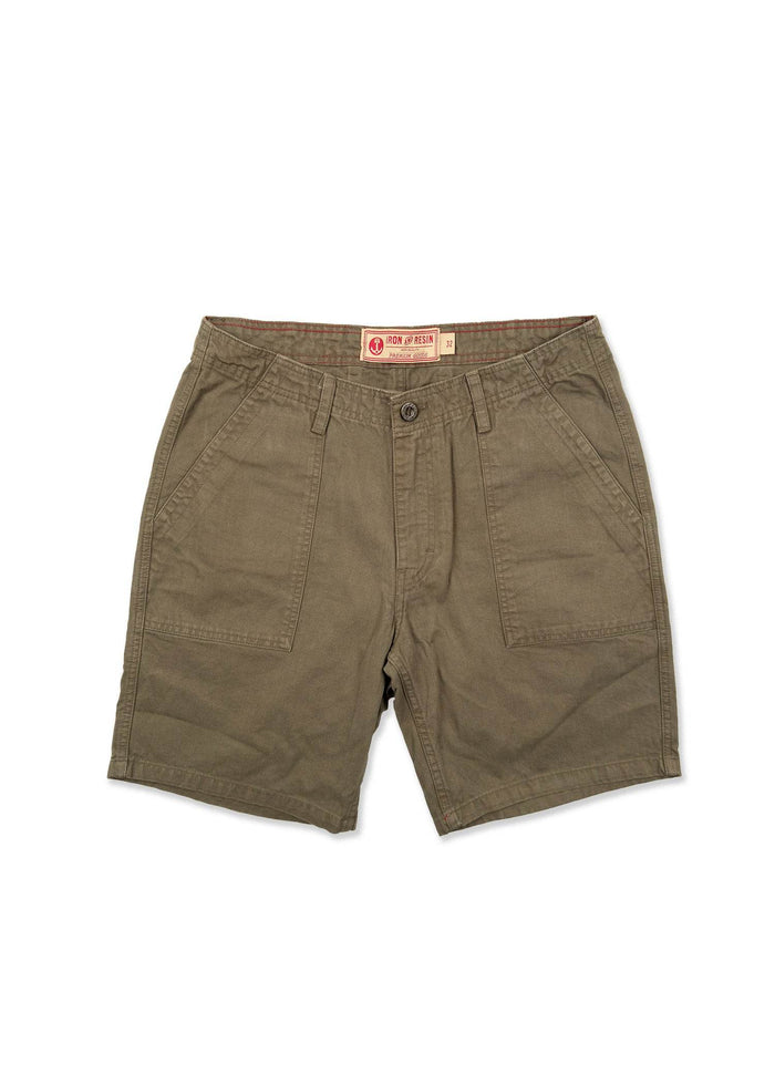 Herringbone Brigade Short - 1st Generation Production - Iron & Resin