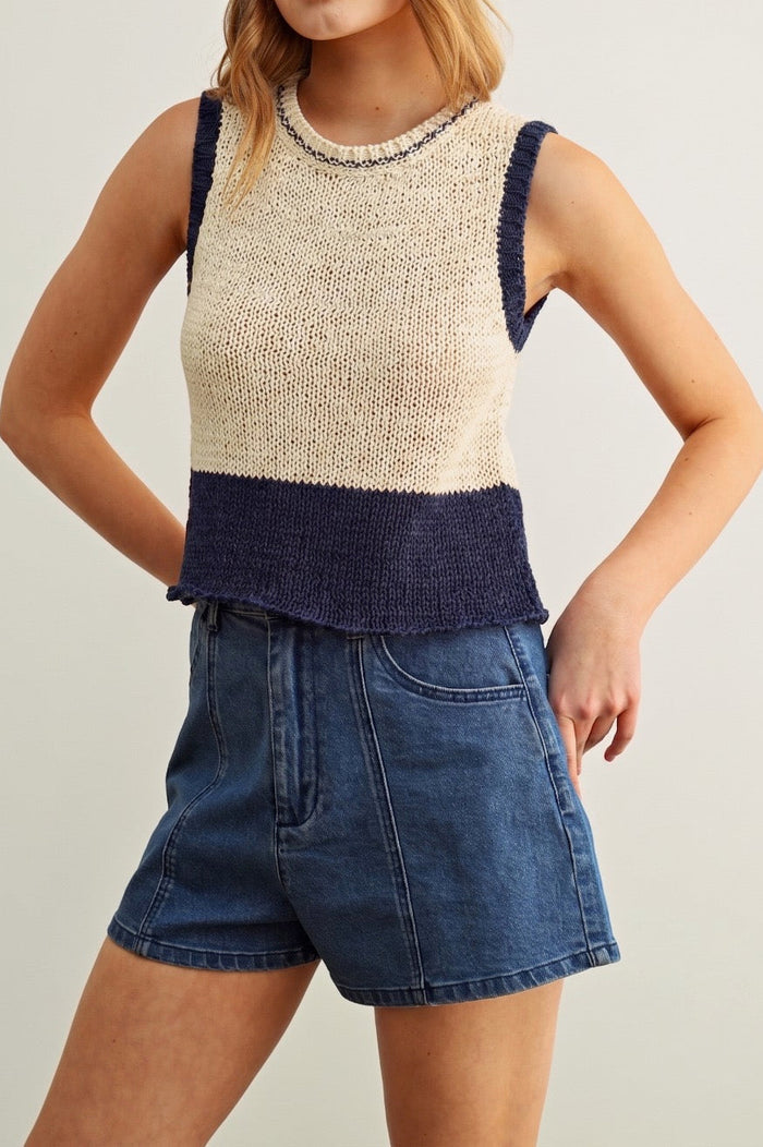 Hope Sleeveless Knit Tank Top