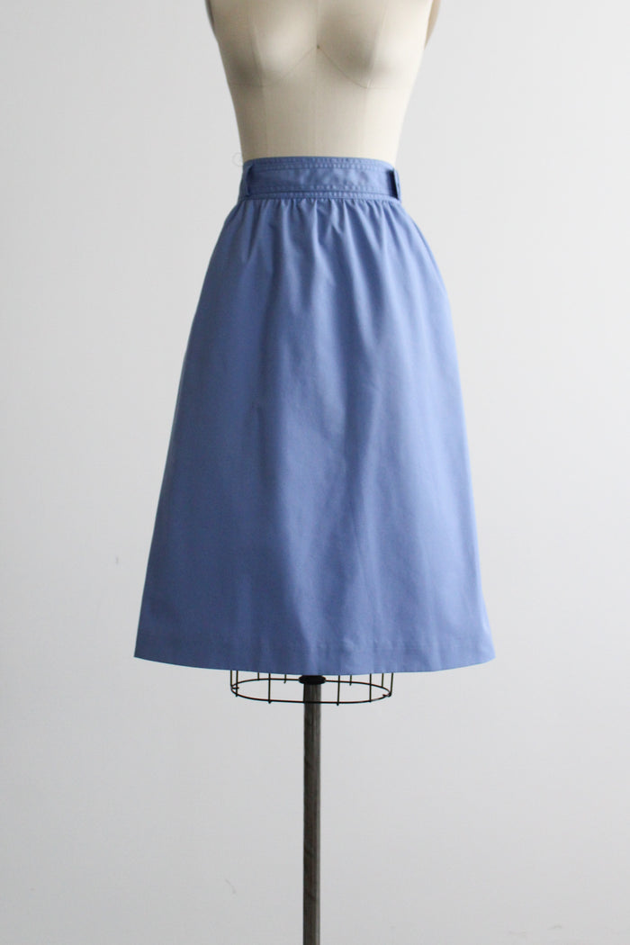 hydrangea midi skirt