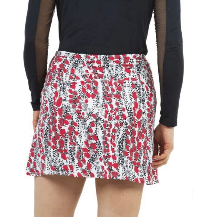 Ibkul Kamila Print Swing Skort Size XS