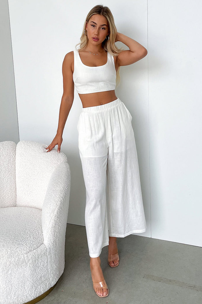Inka Crop - White