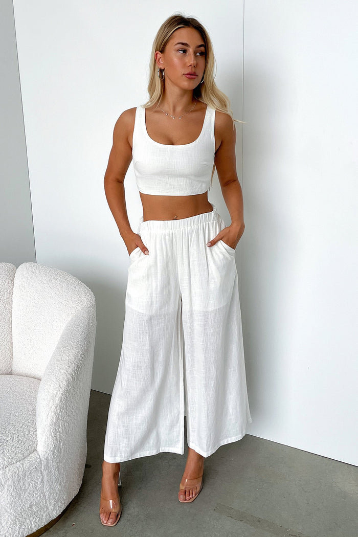 Inka Crop - White