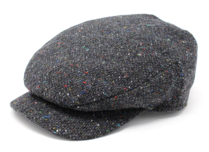 Dark Grey Charcoal Fleck Salt and Pepper - Irish Tweed / Small