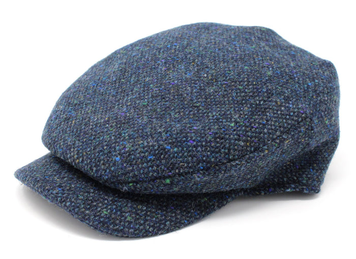 Navy and Aqua Salt and Pepper - Irish Tweed / Small