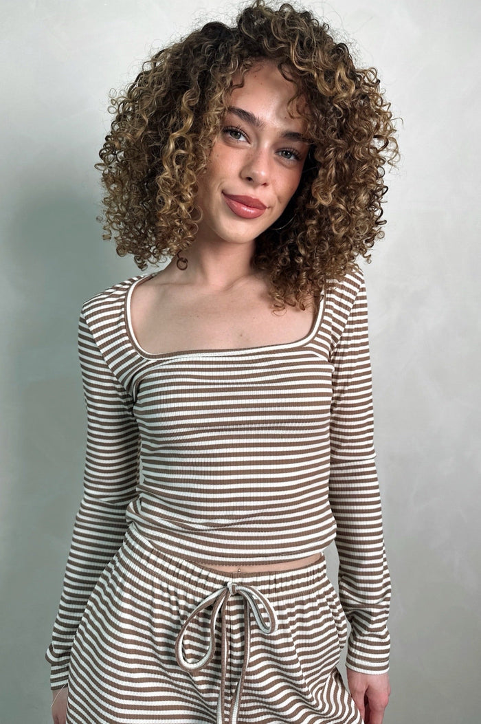 It Girl Striped Set