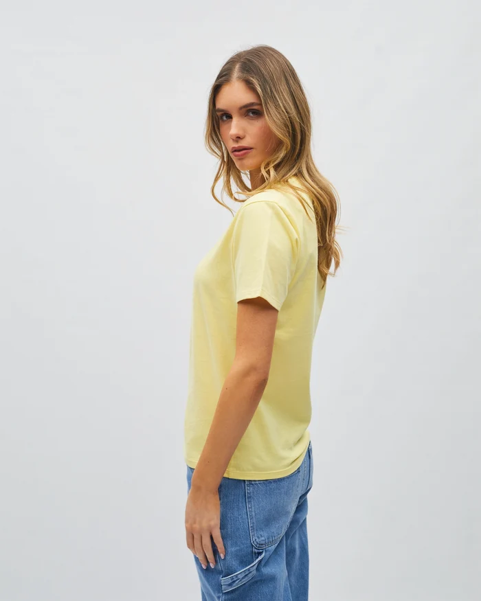 Jada Basic O Neck Lemon Mist