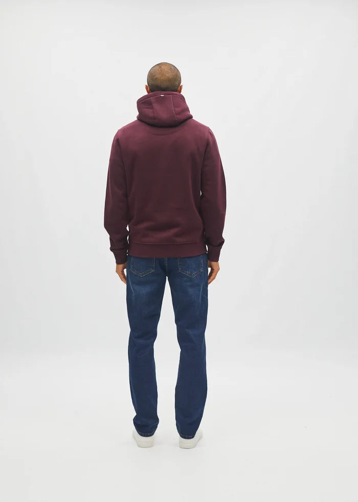Jameson Hoodie Deep Burgundy