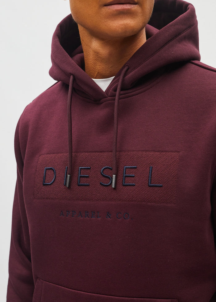 Jameson Hoodie Deep Burgundy