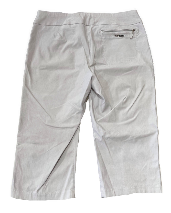 Jamie Sadock Women's Light Gray Bermuda Golf Short Size 12