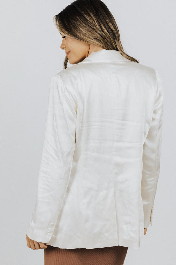 Jennifer Satin Blazer - FINAL SALE