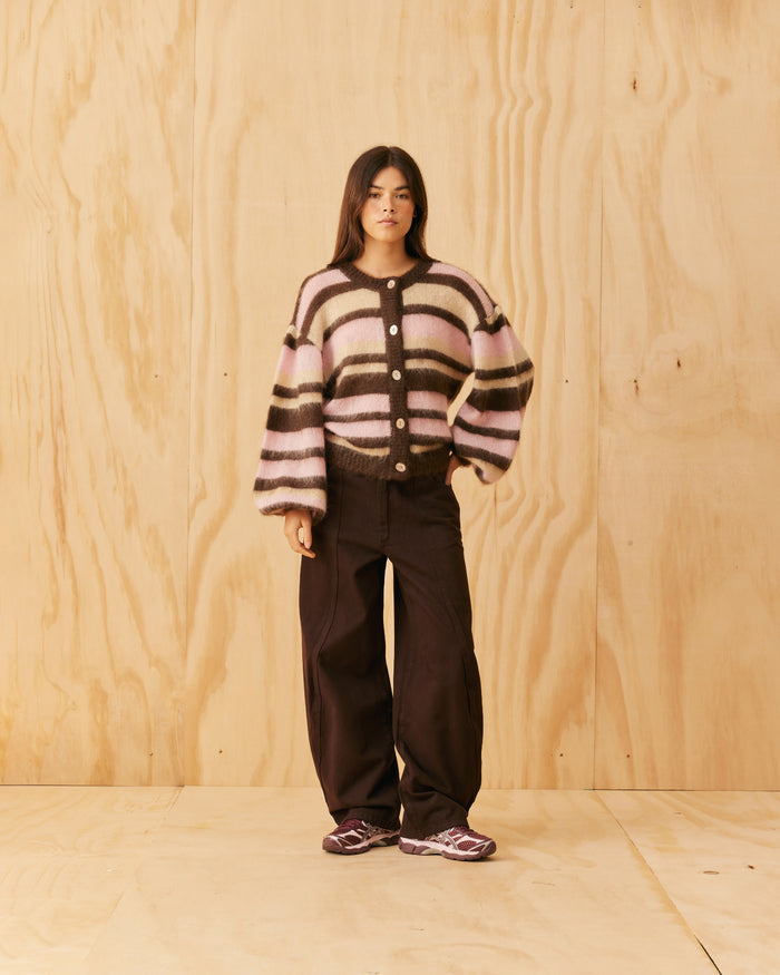 JOSIE CARDIGAN NEAPOLITAN STRIPE
