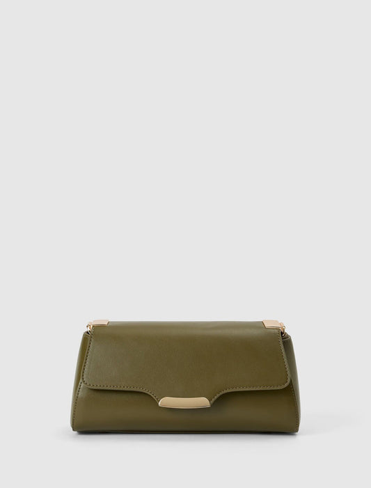 Juliet Refined Small Shoulder Bag 0 Vintage Khaki Forever New