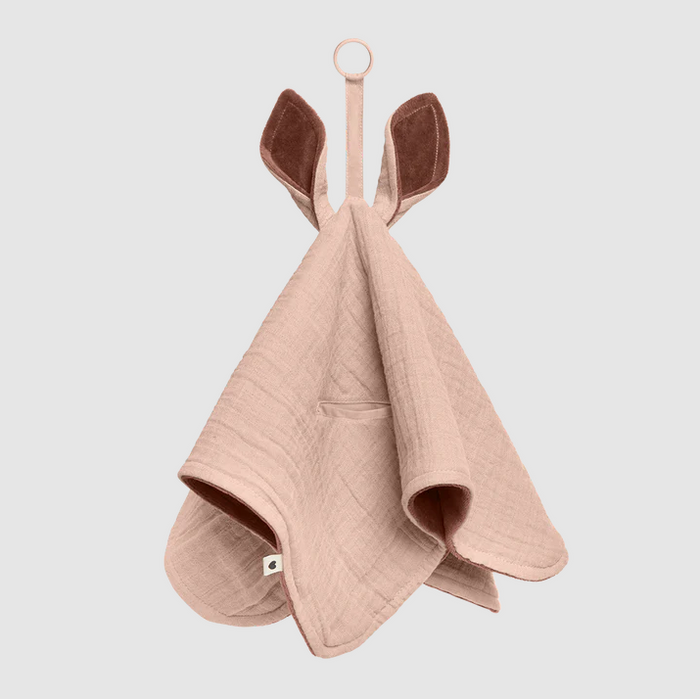 Kangaroo Cuddle Cloth - Organic Cotton - Blush