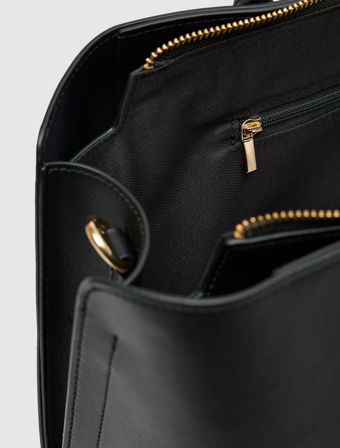 Kate Laptop Metal Detail Tote Bag Forever New