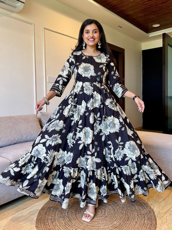 Kaynaat Long Tier Dress