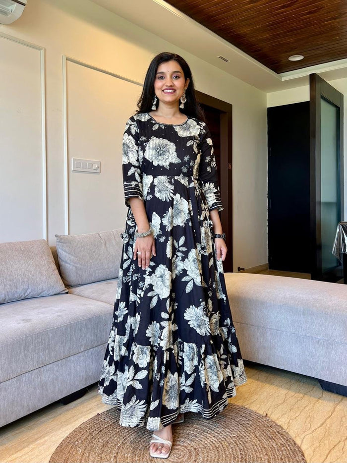 Kaynaat Long Tier Dress