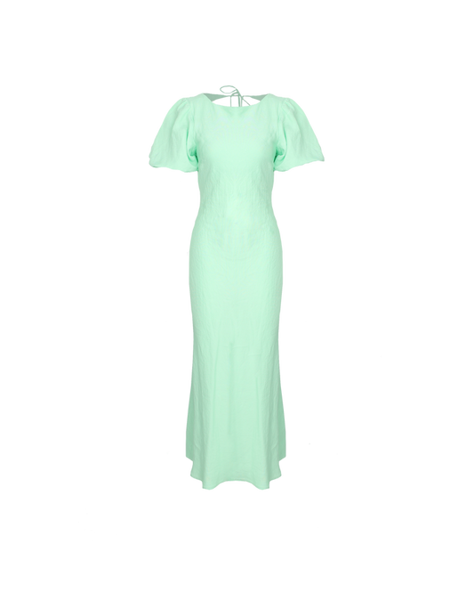 KENDALL LINEN DRESS MINT