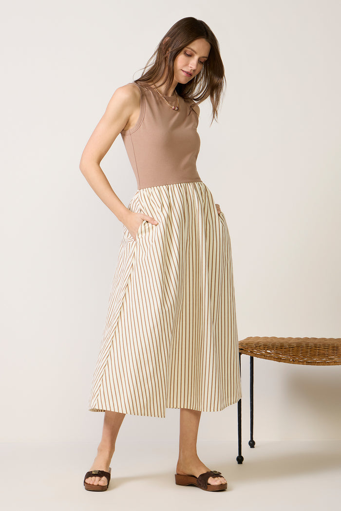 Kenni Mixed Media Dress
