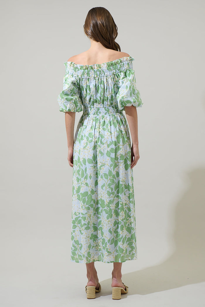 Kiany Floral Magna Town Midi Dress