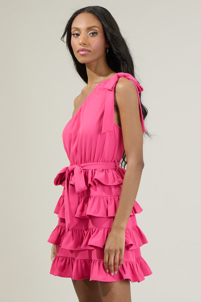 Kiara Tiered Ruffle Mini Dress