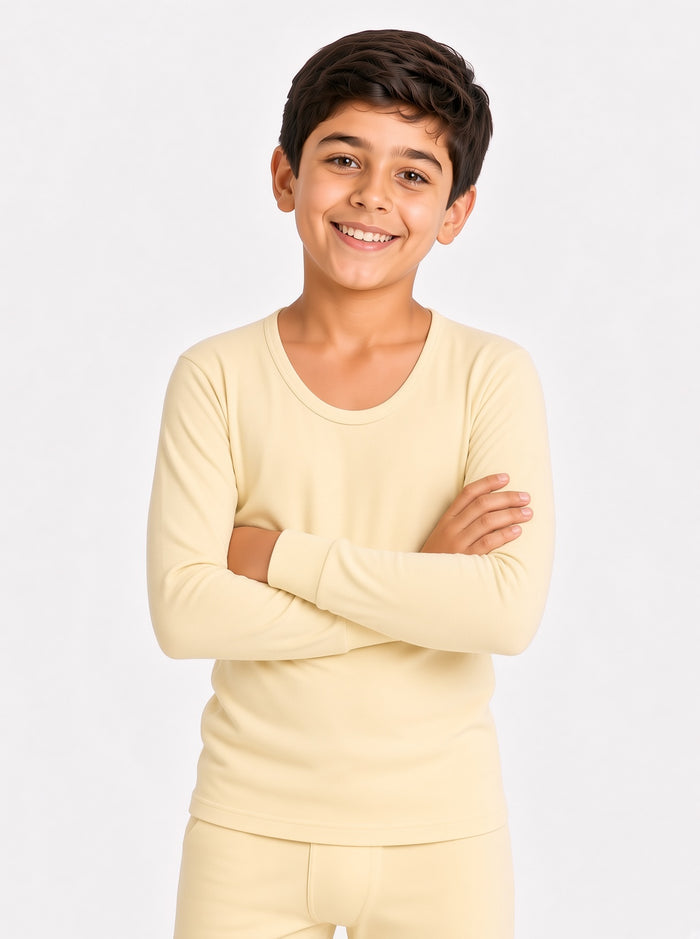 Kids Premium Blended Wool Inner Thermal Full Sleeve Shirt (1350 )