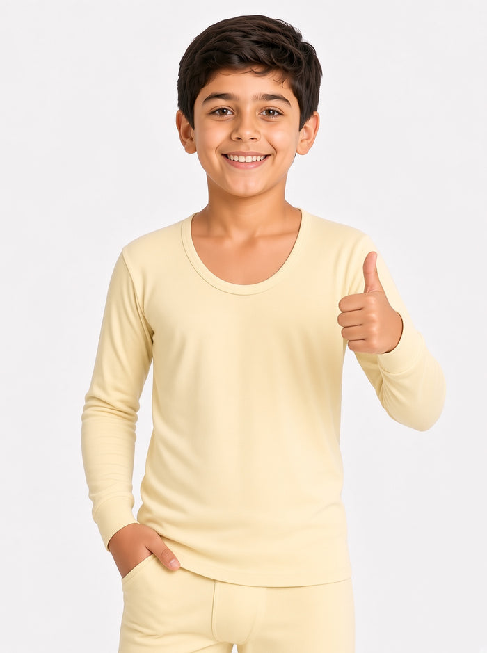 Kids Premium Blended Wool Inner Thermal Full Sleeve Shirt (1350 ) - Hinz Clothing