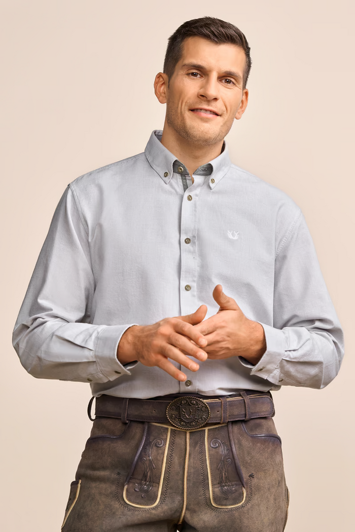 Kruger Traditional  Shirt "Ronald" gray