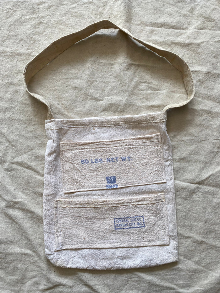 La Lovely Vintage - Handmade Feed Sack Tote Bag - La Lovely Vintage