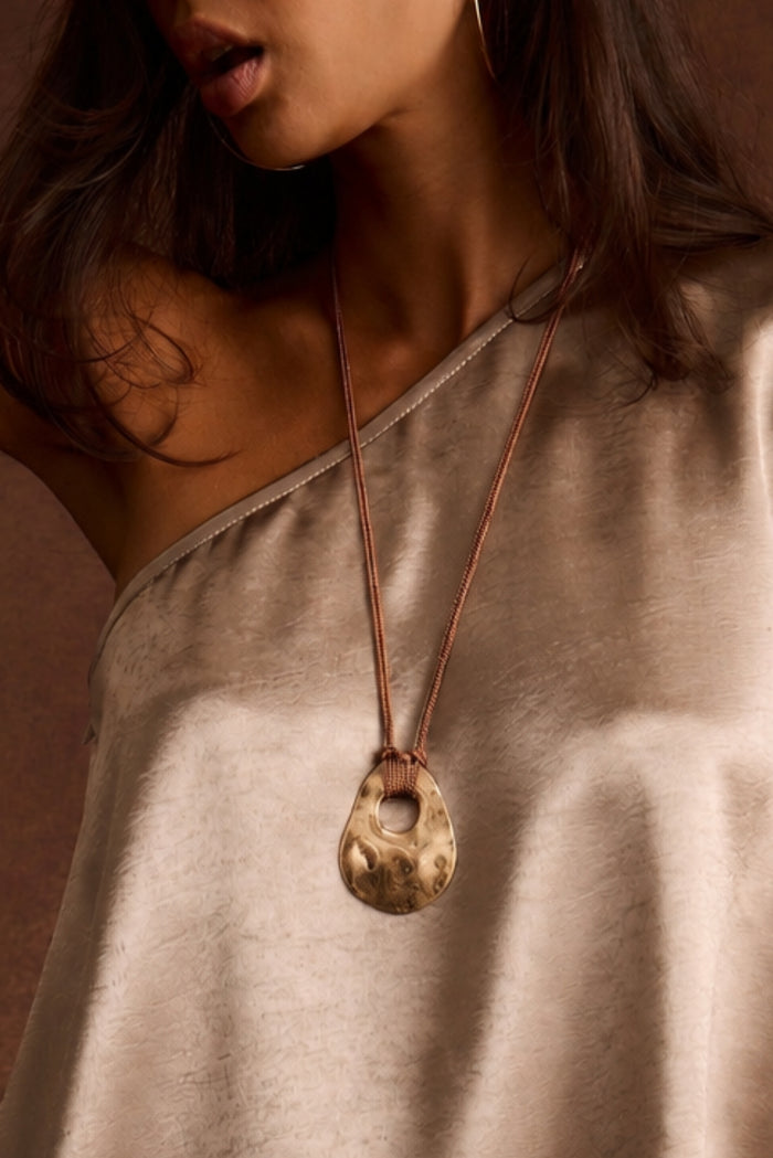 Lani Gold Pendant Necklace