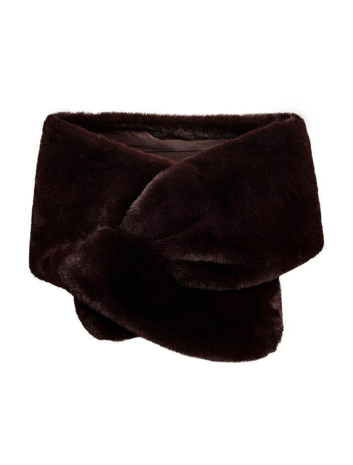 Laura Faux Fur Wrap Forever New