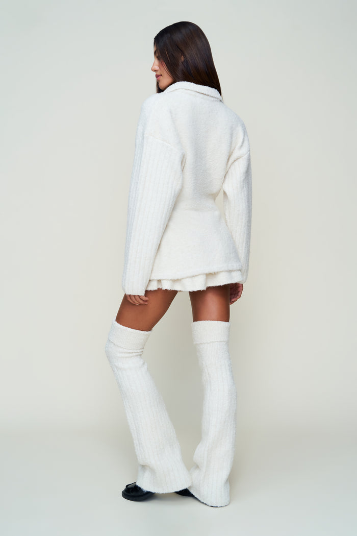 LEG WARMER IN IVORY