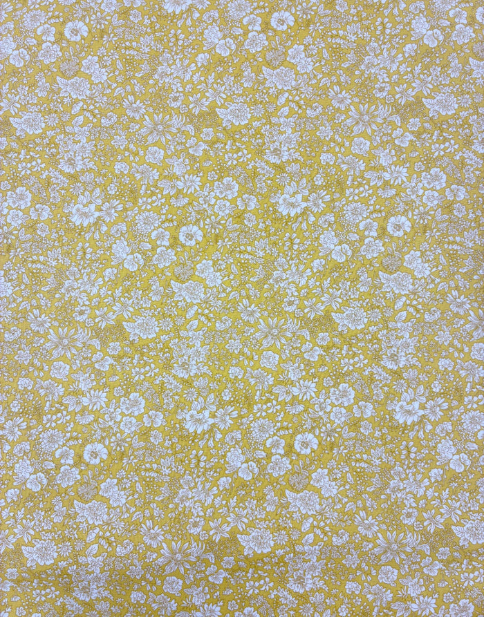Liberty Fabrics Lasenby Quilting Cotton, Emily Belle - Sunshine Yellow A