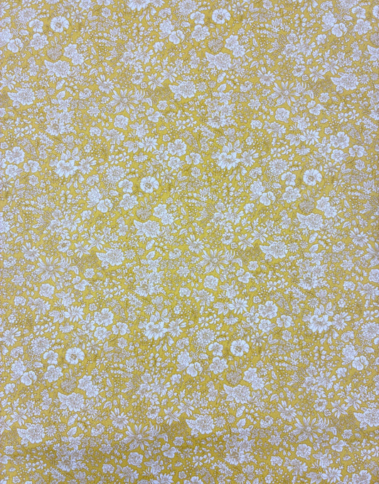 Liberty Fabrics Lasenby Quilting Cotton, Emily Belle - Sunshine Yellow A