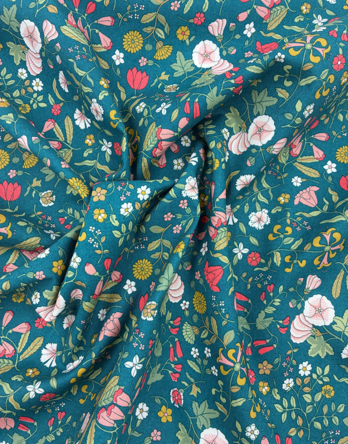 Liberty Fabrics Lasenby Quilting Cotton, Everlasting - Wildflower Field A