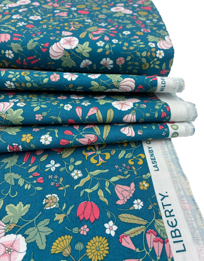 Liberty Fabrics Lasenby Quilting Cotton, Everlasting - Wildflower Field A