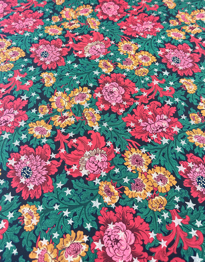 Liberty Fabrics Tana Lawn® Cotton Christmas Fabric December Day Star A