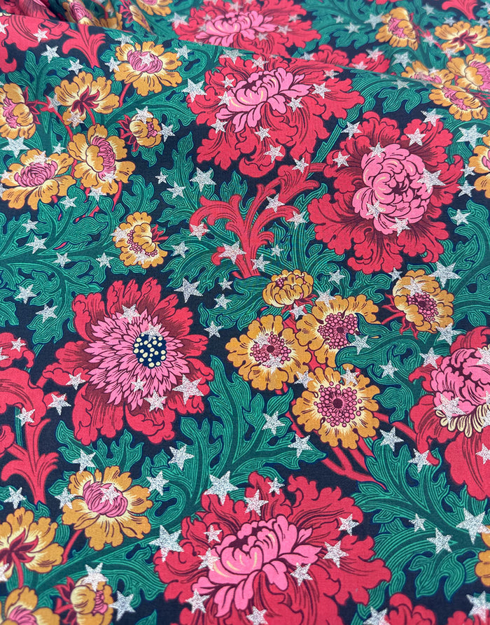 Liberty Fabrics Tana Lawn® Cotton Christmas Fabric December Day Star A
