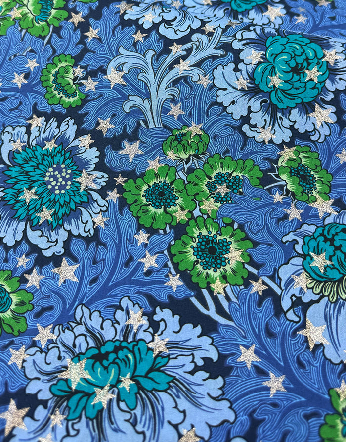 Liberty Fabrics Tana Lawn® Cotton Christmas Fabric December Day Star C