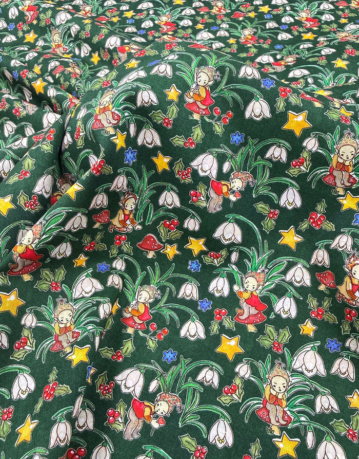 Liberty Fabrics Tana Lawn® Cotton Christmas Fabric Liberty Elves B
