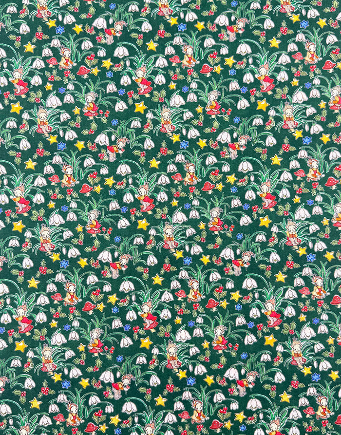 Liberty Fabrics Tana Lawn® Cotton Christmas Fabric Liberty Elves B
