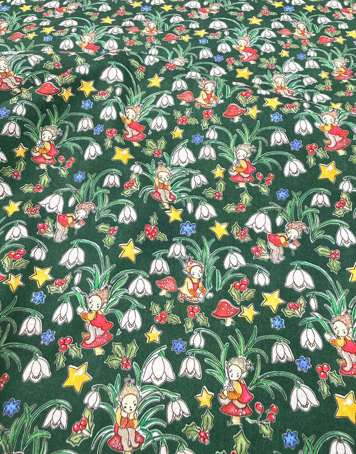 Liberty Fabrics Tana Lawn® Cotton Christmas Fabric Liberty Elves B