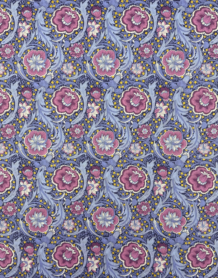 Liberty Fabrics Tana Lawn® Cotton Christmas Fabric Metallic Festive Finesse C