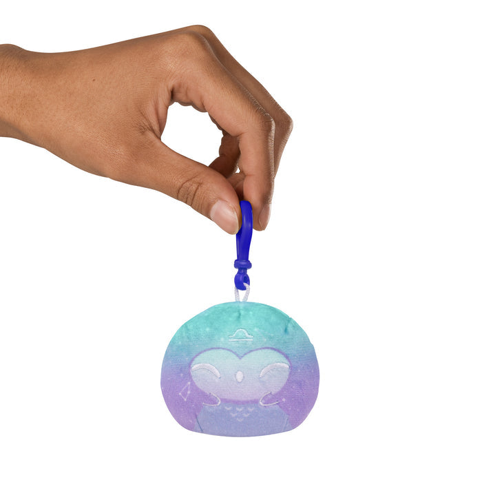 Libra Owl Reversible Plushie Keychain