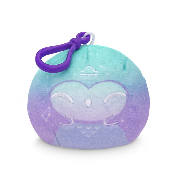Libra Owl Reversible Plushie Keychain